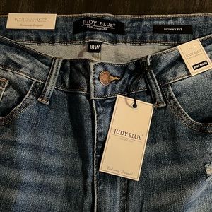 Women’s Plus Size Judy Blue Skinny Jeans 18W with Lemons!